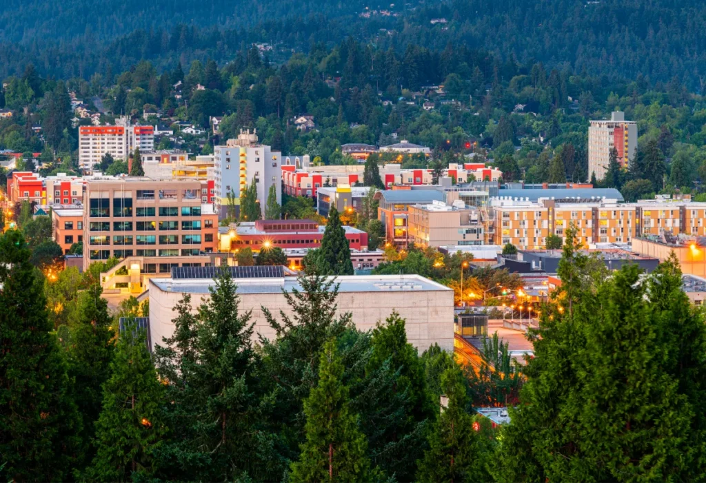 Night Downtown Eugene